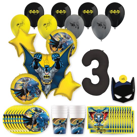 Michaels, Batman Birthday Party Kit with Number – Category: General Birthday & Theme Parties